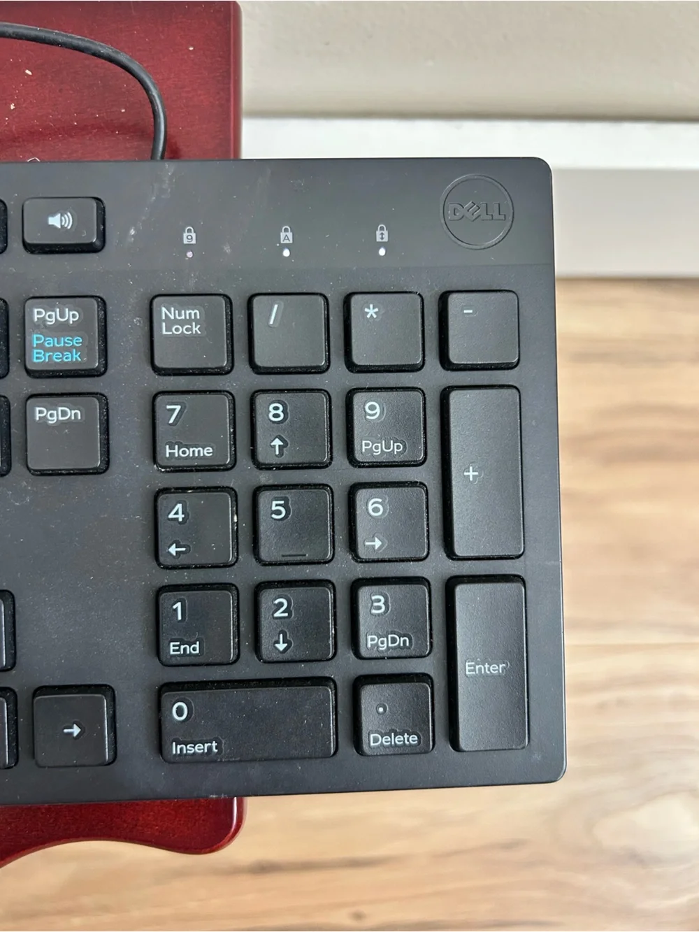 Genuine Dell KB216t USB Wired PC Computer Black Slim Keyboard